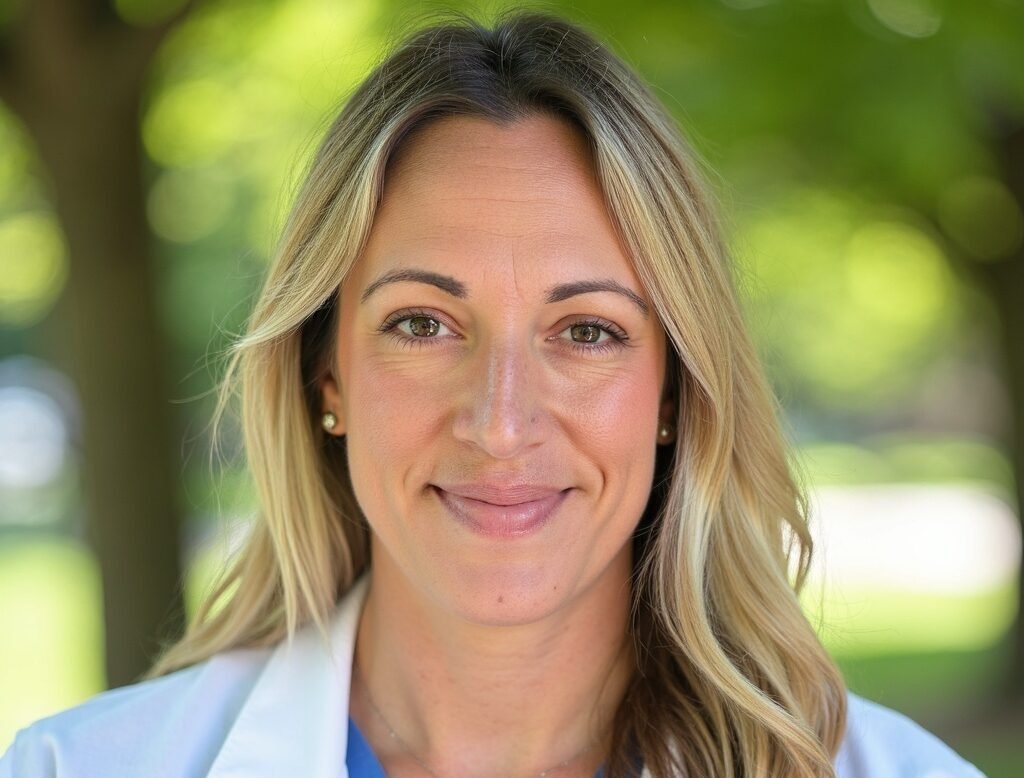 Jennifer Recker, APRN, FNP-BC, at 369 Wellness Center in Northfield, IL, smiling and wearing a